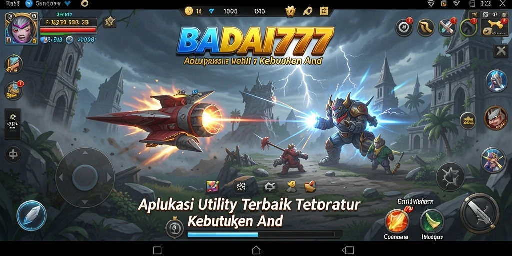 Tampilan utama <strong>BADAI777</strong> dengan fitur-fitur Utility yang memudahkan pengguna.