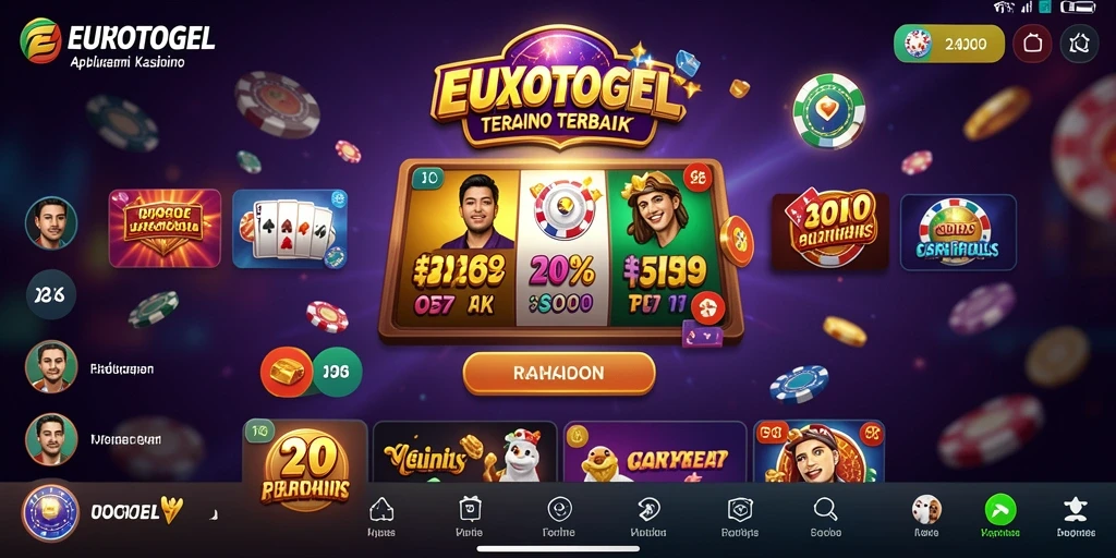 Tampilan gameplay menarik di EUROTOGEL dengan berbagai pilihan permainan Kasino.