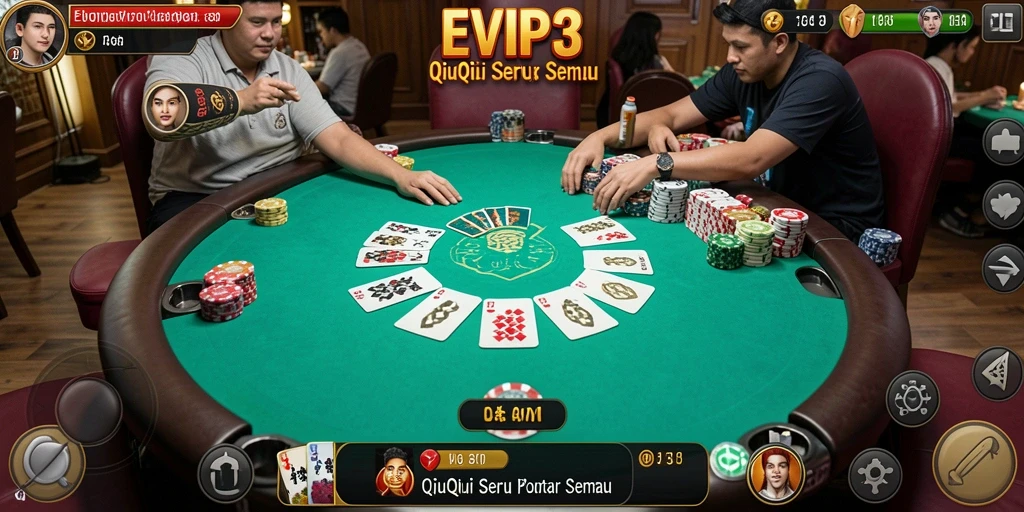Screenshot gameplay QiuQiu yang seru dari EVIP3.