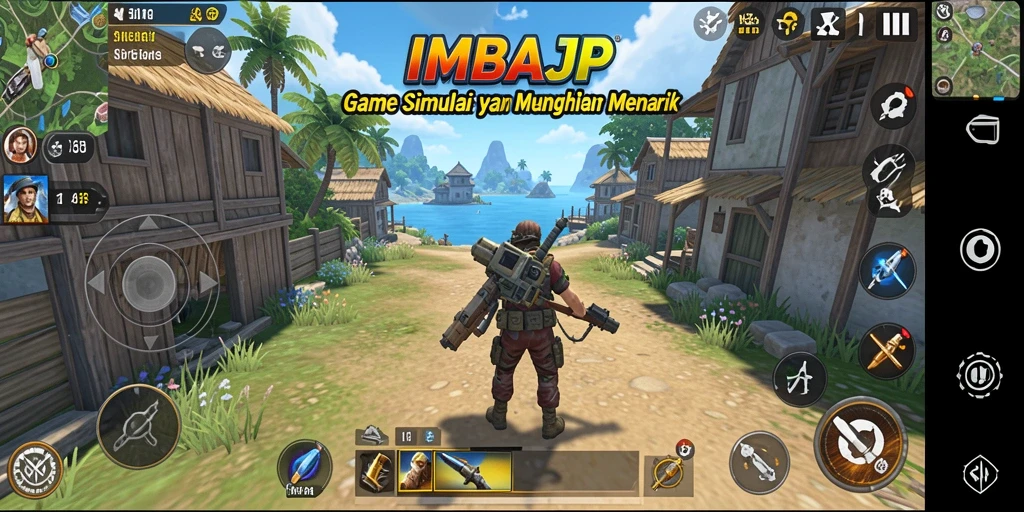 Screenshot IMBAJP menampilkan gameplay menarik yang penuh tantangan.