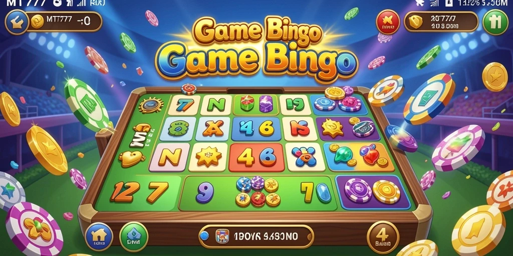 Tampilan gameplay seru MT777 dengan suasana Bingo yang menarik.