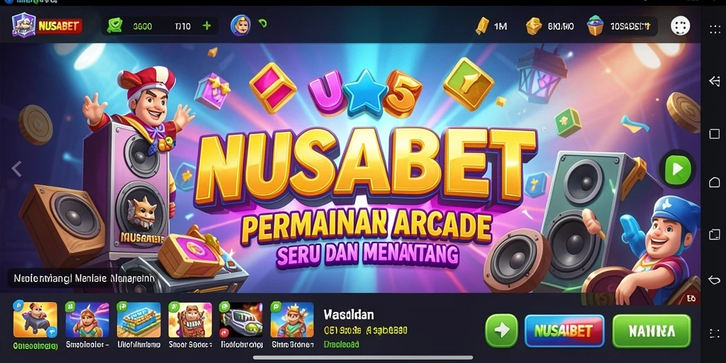 Tampilan menarik dari gameplay NUSABET yang seru dan menantang.