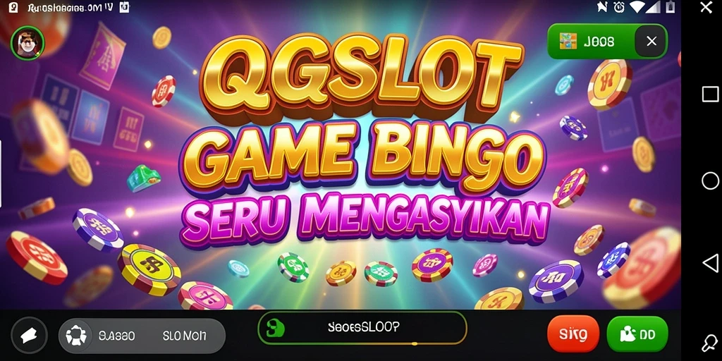 Screenshot gameplay QQSLOT menampilkan suasana seru permainan Bingo.