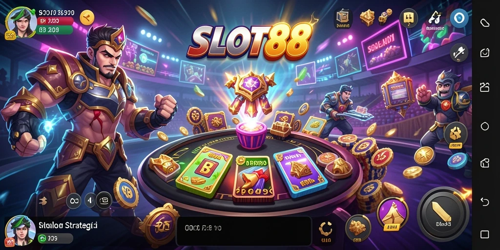 Tampilan gameplay SLOT88 yang menarik dan menantang.